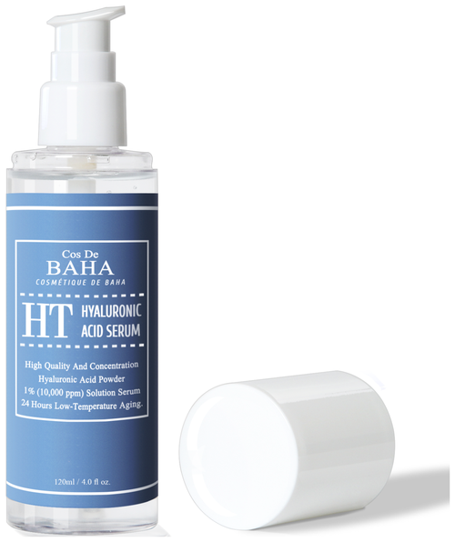 COS DE BAHA HS Hyaluronic Acid Serum Интенсивно увлажняющая сыворотка для лица с гиалуроновой кислотой, 120 мл