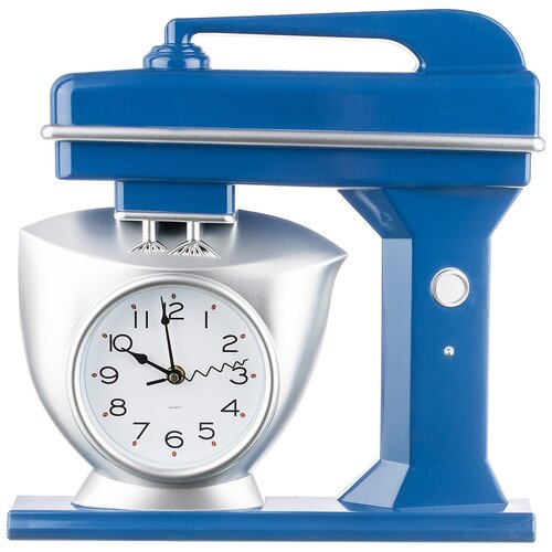фото Часы настенные кварцевые chef kitchen 39 см цвет:синий lefard