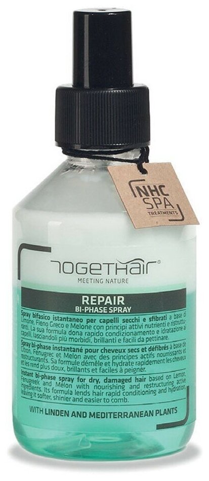 Togethair Восстанавливающий двухфазный спрей для сухих, поврежденных волос NHC SPA восстановление и уход, 200 мл, спрей