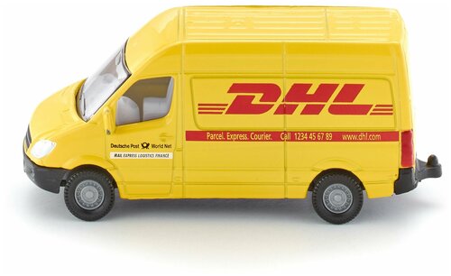 Фургон Siku DHL (1085) 1:87, 7.4 см, желтый