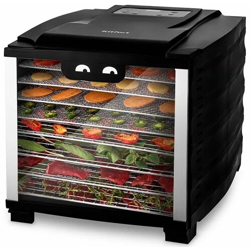 Сушилка для овощей и фруктов KitFort КТ-1921 черный 9шт 2158600₽