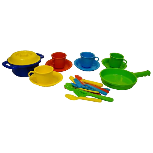 Набор посуды Росигрушка Настенька 2126 набор посуды росигрушка сладкоежка 9418 разноцветный