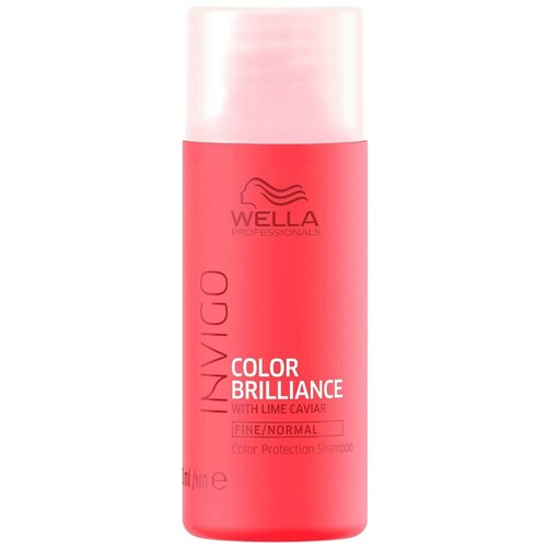 Wella Professionals шампунь Invigo Color Brilliance для нормальных и тонких волос, 50 мл wella professionals набор color motion для интенсивного восстановления окрашенных волос шампунь бальзам маска 50 30 30 мл