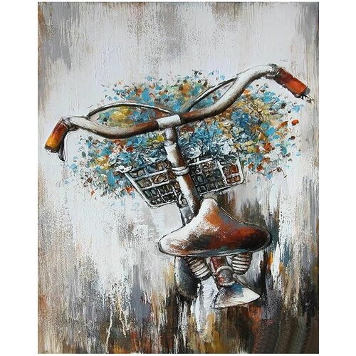 Картина по номерам Цветочный велосипед 40х50 см АртТойс картина по номерам цветочный кролик 40х50 см