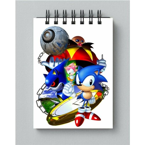 Блокнот Sonic - Соник № 24 фигурка соник sonic the hedgehog action figure classic sonic collectible toy