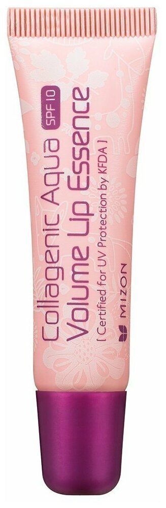 Mizon Эссенция для губ Collagenic aqua volume, розовый