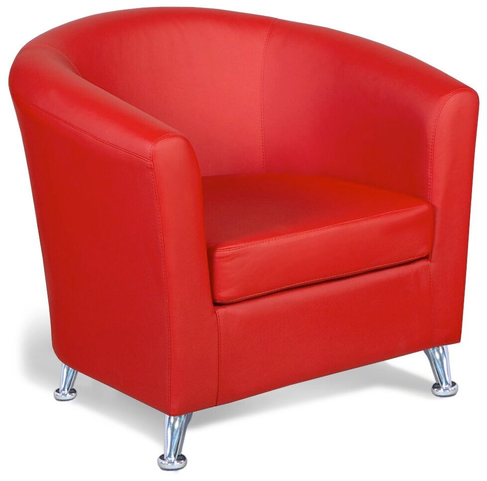 Кресло Шарм-Дизайн Евро экокожа красный