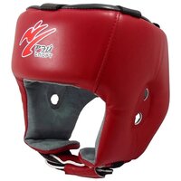 Шлем для единоборств Ray Sport БОЕЦ-1, красный - Ray-Sport - Красный - S