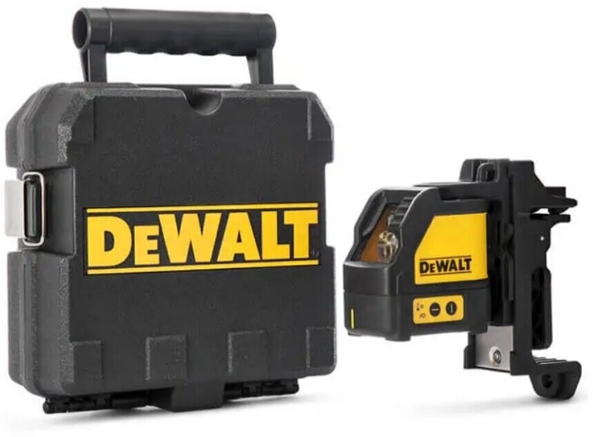 DeWALT DW088K Нивелир лазерный с красным лучем (+/-0.3 мм/м, верт/гориз\n10м/50 м) в чем.