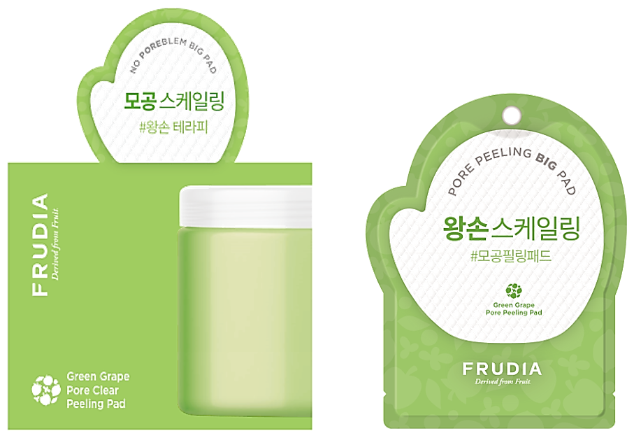 Диск отшелушивающий с зеленым виноградом Frudia/Фрудия 3 мл WelcosCo., LTD. KR - фото №1