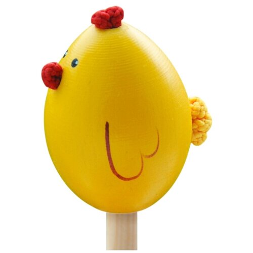 Цыпленок деревянный, пальчиковая игрушка