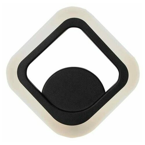 LEEK GRAFICA светильник бра светодиодный 13W(1010lm) 2K-4K-6K 170х170х40 ARIS BLACK 019