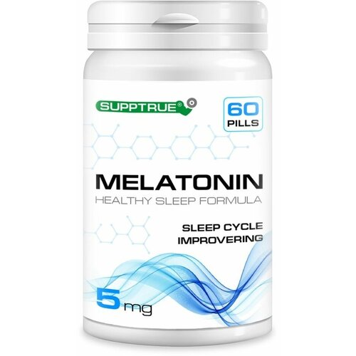 Supptrue Мелатонин 5мг 60 таблеток