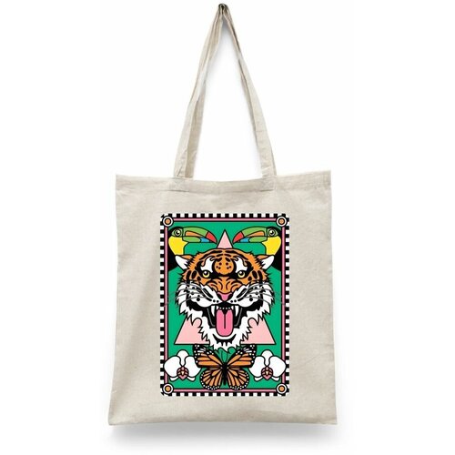 фото Сумка шоппер каждому своё, бежевый