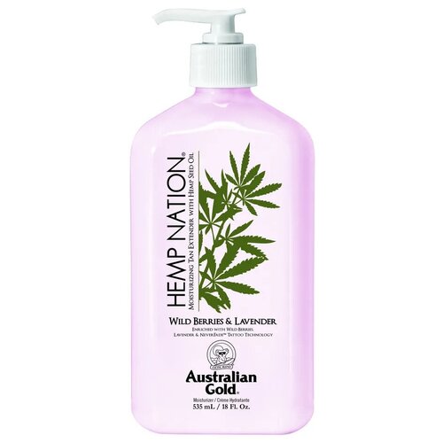 Australian Gold Hemp Nation Wild Berries & Lavender, питательный лосьон для тела australian gold hemp nation vanilla pineapple питательный лосьон для тела