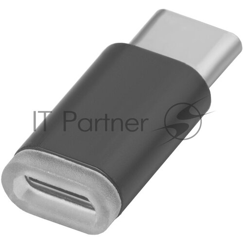 Greenconnect Переходник USB Type C на micro USB 2.0, M/F, Greenconnect, черный, GCR-UC3U2MF-BK Greenconnect Переходник USB Type C на micro USB 2.0, M/F, Greenconnect, черный, GCR-UC3U2MF-BK