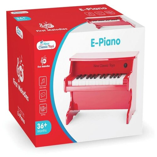 Пианино, 25 клавиш (красное)