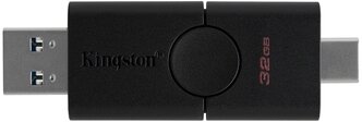 Флешка Kingston DataTraveler Duo 32 GB, черный