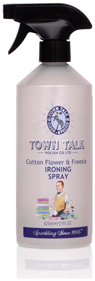 Спрей для разглаживания белья "Хлопок и Фрезия" TT327 TownTalkPolish Cotton Flower and Freesia Ironing Spray, 620мл