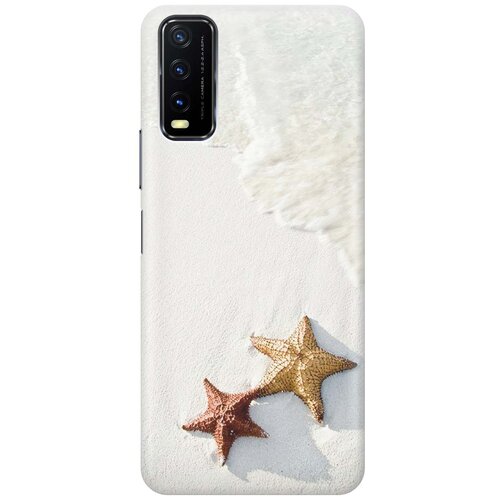 фото Cиликоновый чехол на vivo y20 / виво у20 с принтом "две морские звезды" gosso