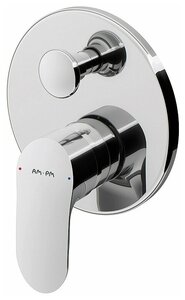 <b>Смеситель</b> <b>для</b> душа AM.PM Like F8085000, рычажный Идеально ровное, зеркальное покрытие придаёт смесит