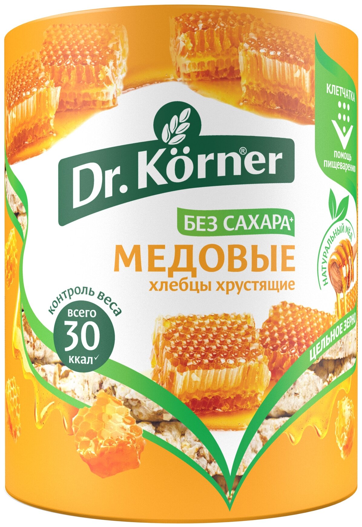 Хлебцы Dr.Korner "Злаковый коктейль"медовый, 100 г