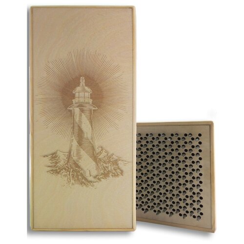 фото Доска садху с динамическими гвоздями, пейзаж - 257 шаг 10мм светлая goodwood