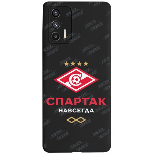 Силиконовый чехол Mcover для Realme GT с рисунком Спартак навсегда силиконовый чехол mcover для realme gt neo 3 с рисунком с юбилеем спартак