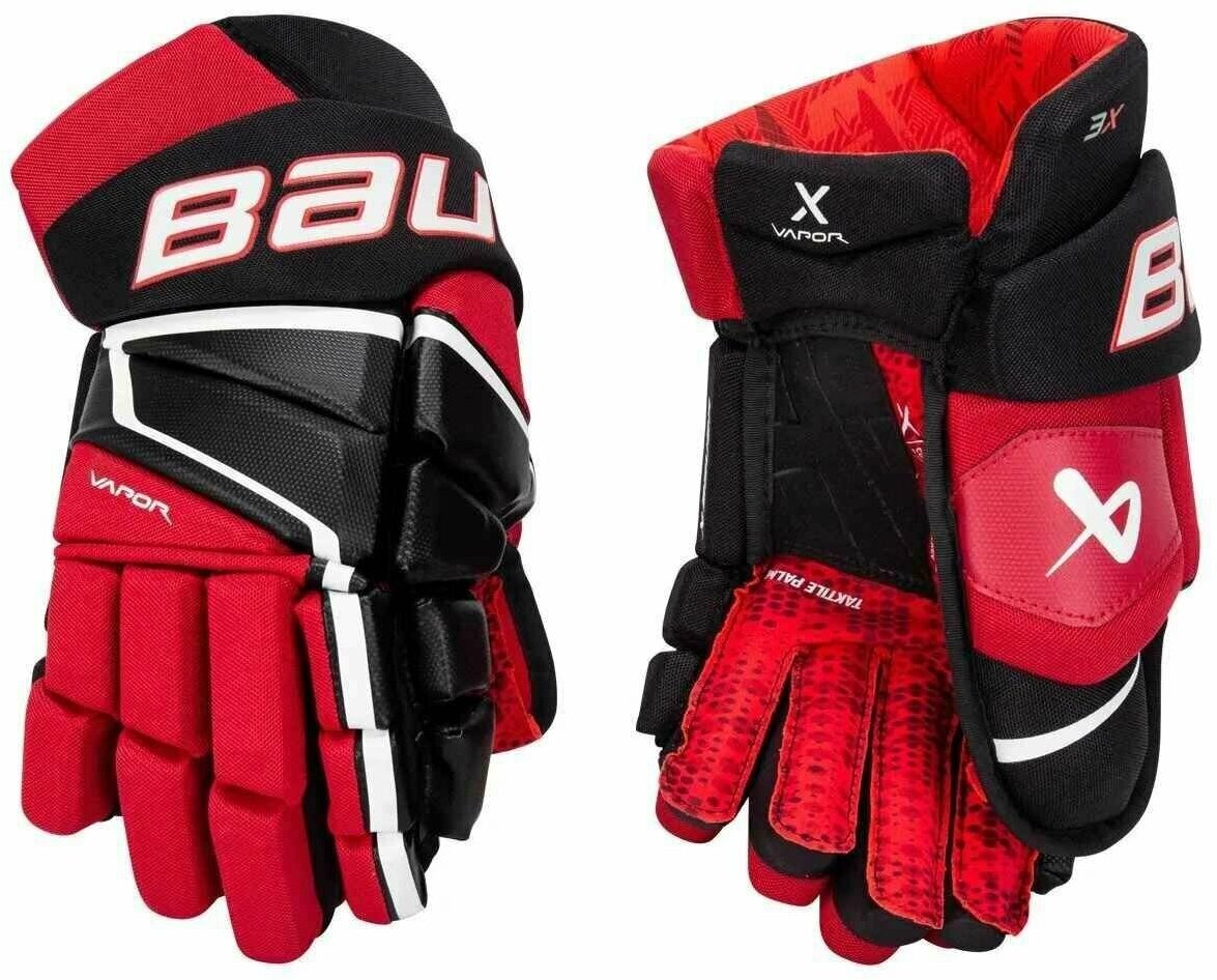 Перчатки BAUER VAPOR 3X SR (BLK/RED 14")