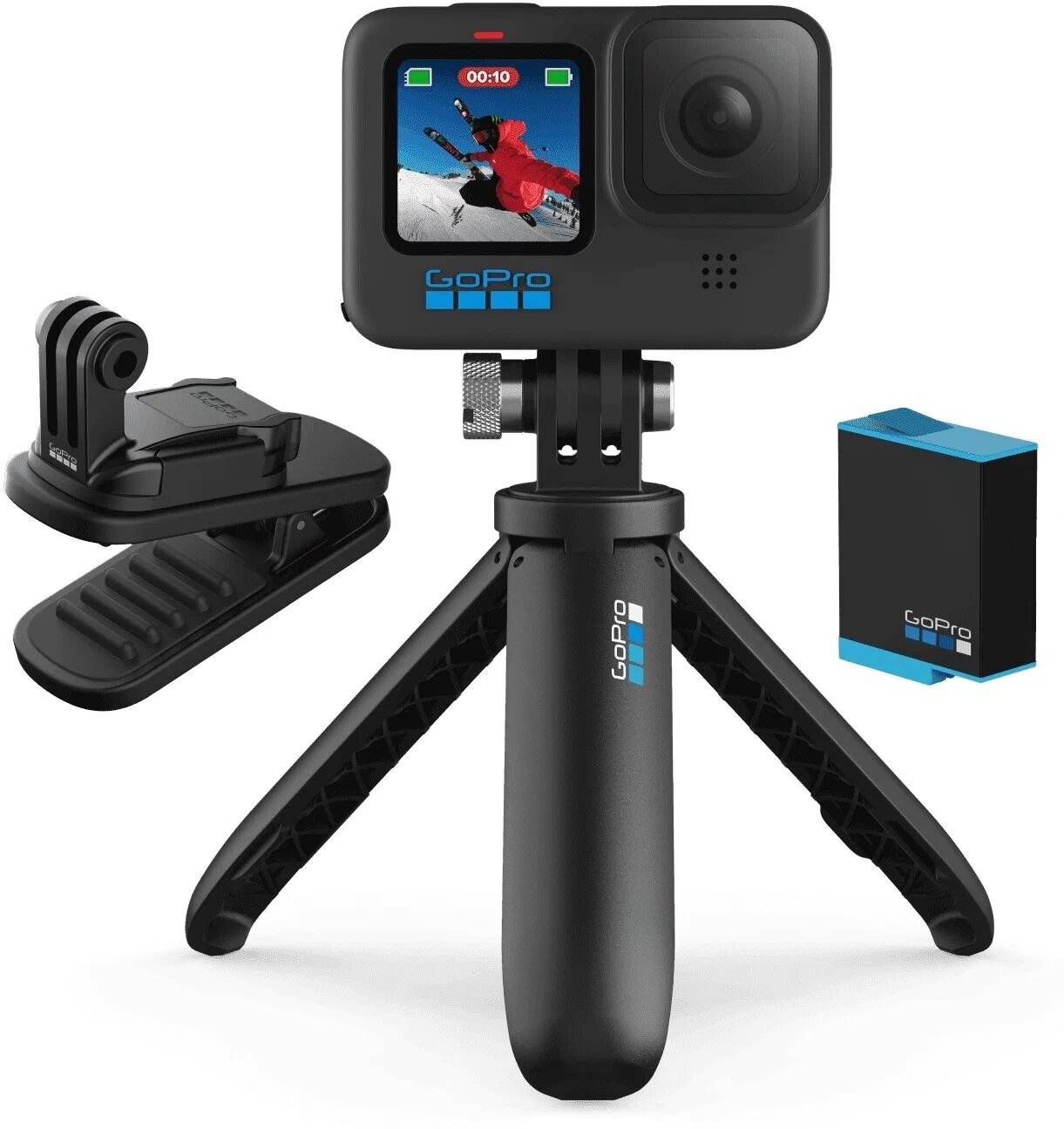 Экшн-камера GoPro HERO10 Special Bundle, 23.6МП, 1720 мА·ч