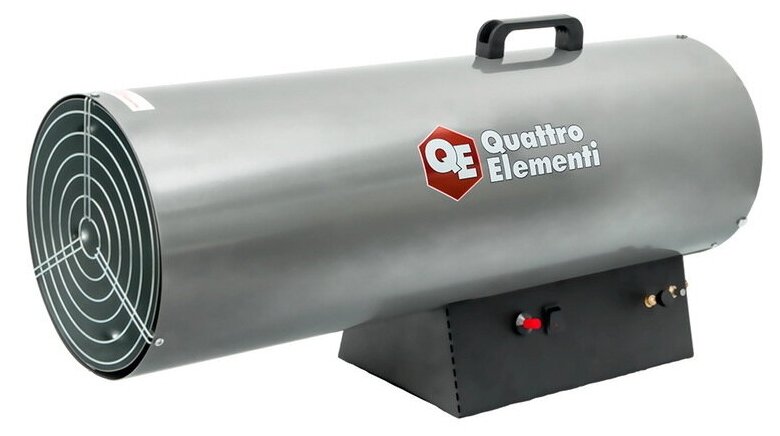 Нагреватель воздуха газовый QUATTRO ELEMENTI QE-80G (25 - 80кВт, 2300 м.куб/ч, 5,9 л/ч, 13,5кг)