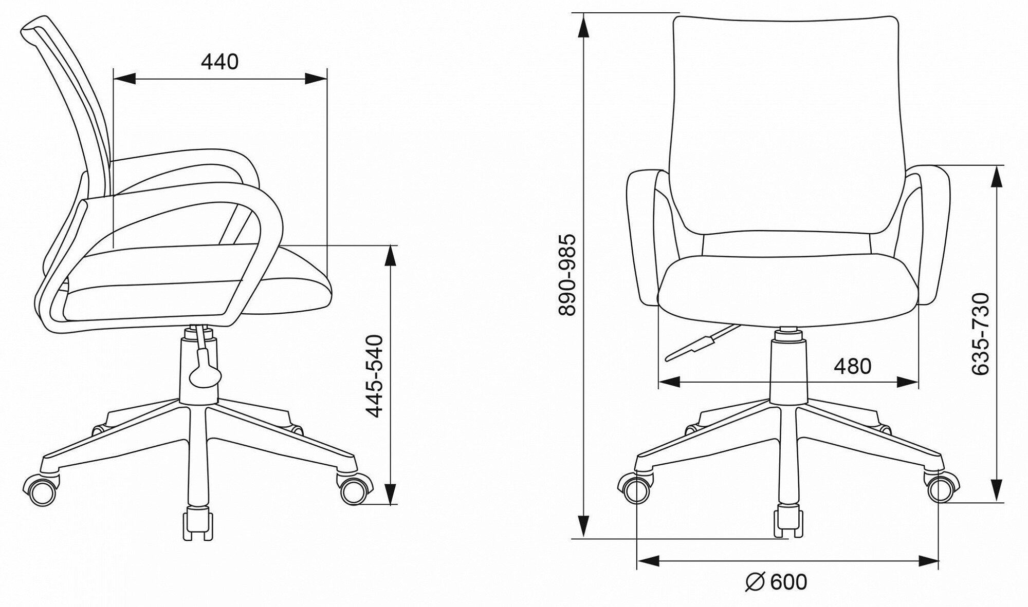 Детское компьютерное кресло Бюрократ KD-W4 KD-W4/MILITARY - фотография № 8