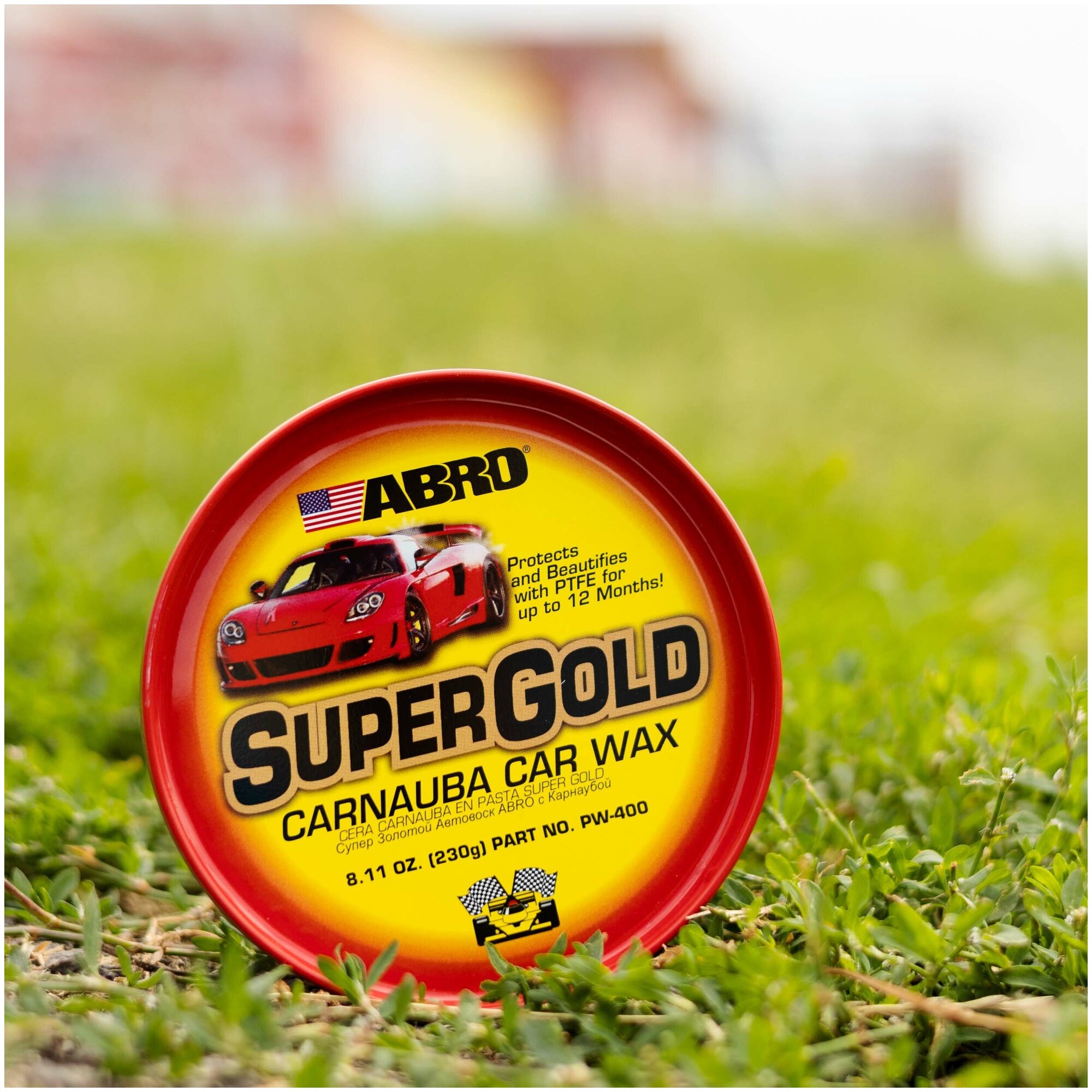 Воск для автомобиля ABRO Super Gold