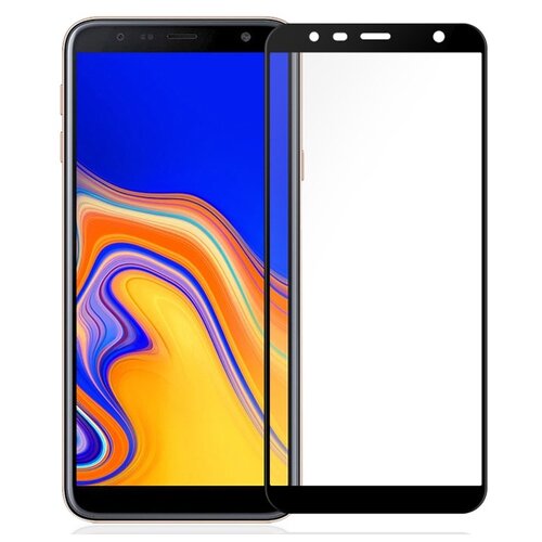 3D/ 5D защитное стекло MyPads для Samsung Galaxy J4 plus 2018 (SM-J415F) с закругленными изогнутыми краями которое полностью закрывает экран/ дисплей по краям с олеофобным покрытием