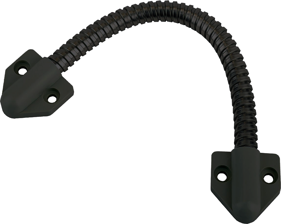 Гибкий переход для провода 6Ч (кабель-канал) диаметр 6 мм оцинкованная сталь в ПВХ-оболочке черный