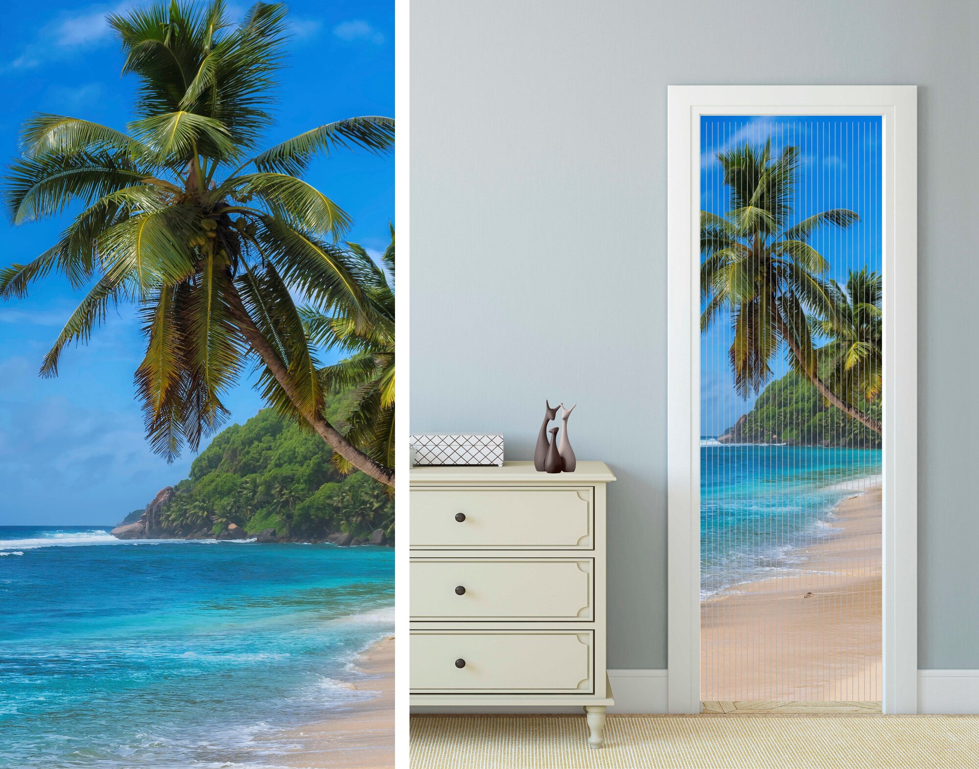 фото Штора на дверной проём AzarovaPRO