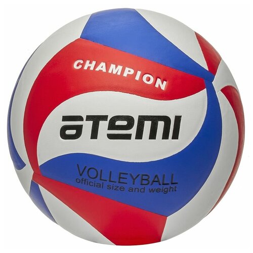 Волейбольный мяч ATEMI Champion синий/белый/красный волейбольный мяч atemi fame красный белый синий