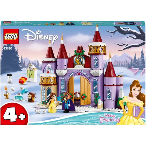 конструктор lego disney princess 43178 праздник в замке золушки Конструктор LEGO Disney Princess 43180 Зимний праздник в замке Белль, 238 дет.