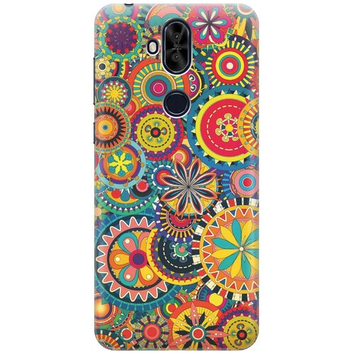 фото Re:pa накладка transparent для asus zenfone 5q / 5 lite zc600kl с принтом "яркий узор"