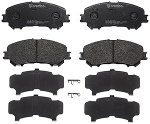 Дисковые тормозные колодки передние brembo P56100 для Nissan Qashqai, Nissan X-Trail, Renault Kadjar (4 шт.)