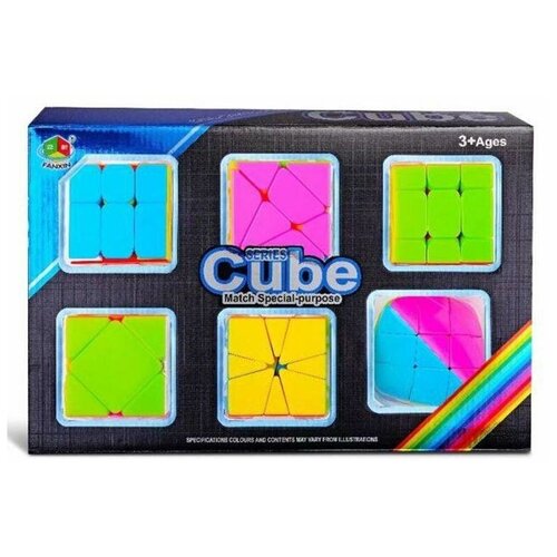 фото Набор головоломок fanxin cube 6 шт. цветной