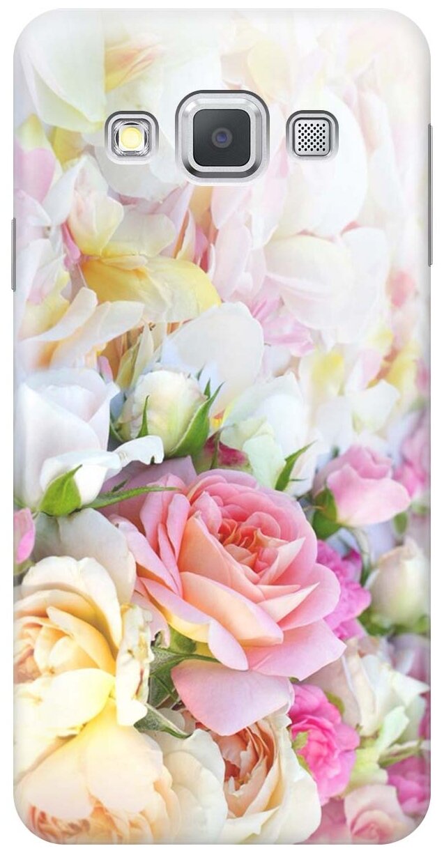 RE:PA Накладка Transparent для Samsung Galaxy A3 с принтом "Нежные розы"