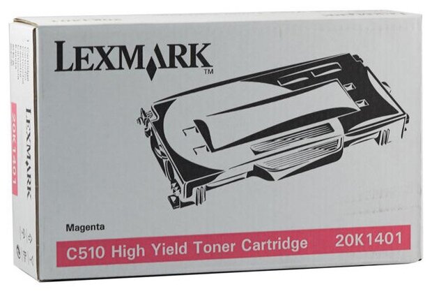 Картридж Lexmark 20K1401 для C510 (пурпурный, 6600 стр)
