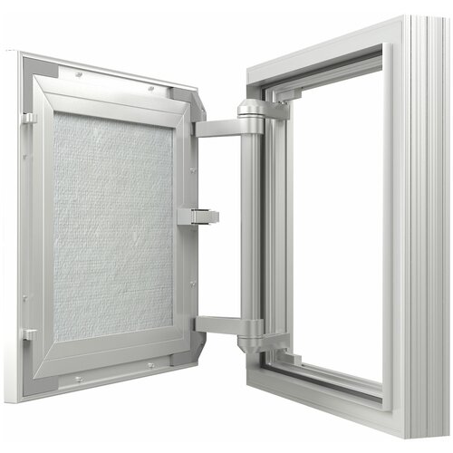 Ревизионный люк D6060 CERAMO COMFORT настенный под плитку EVECS 60x6.5x60 см, серебристый