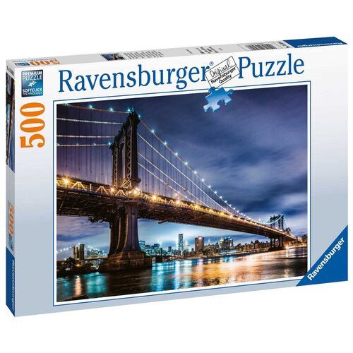 Пазл Ravensburger Вид Нью-Йорка (16589), 500 дет., 36х36х49 см пазлы ravensburger пазл вид нью йорка 500 элементов