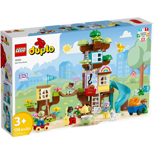 Конструктор LEGO Duplo 10993 3-in-1 Tree House, 126 дет. игрушка lego современный домик на дереве