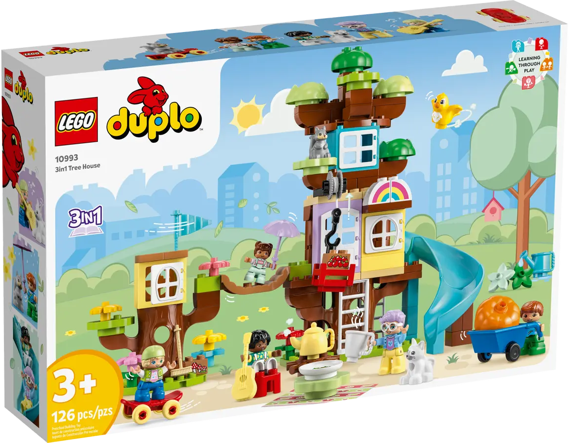 Конструктор LEGO Duplo 10993 3-in-1 Tree House, 126 дет.