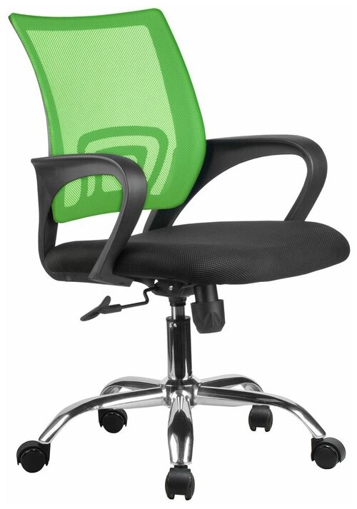 Компьютерное кресло Riva RHC 8085 JE офисное, обивка: сетка/текстиль, цвет: зеленый