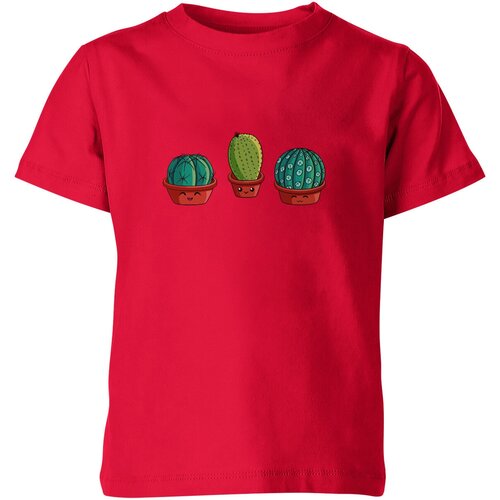 Футболка Us Basic, размер 4, красный мужская футболка кактус cactus s зеленый
