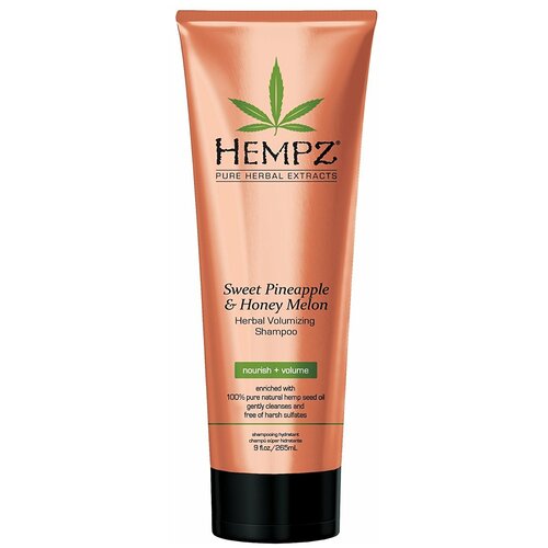 Шампунь hempz sweet pineapple & honey melon herbal volumizing shampoo